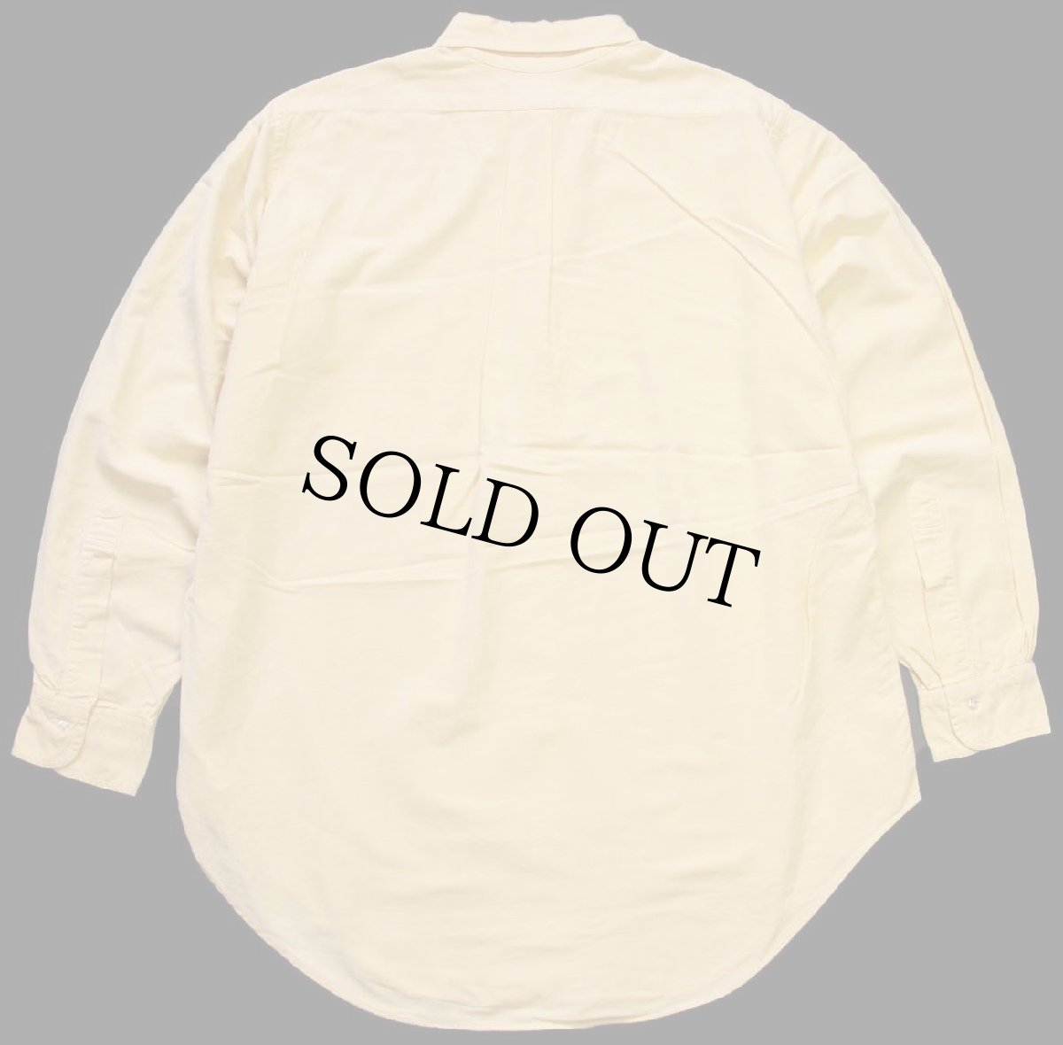 画像2: 60s Brooks Brothersブルックスブラザーズ Makers 6ボタン ボタンダウン オックスフォード コットンシャツ 黄 16-3 (2)