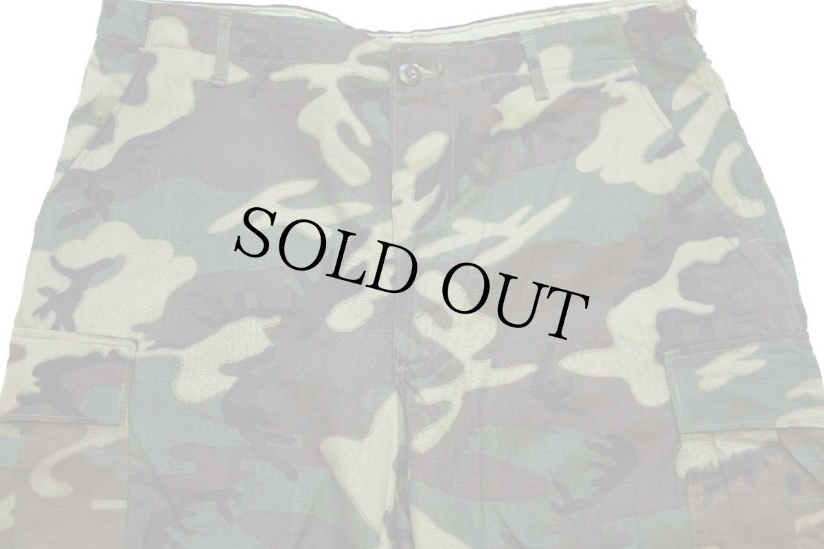 画像4: デッドストック★70s 米軍 U.S.ARMY ERDL ブラウンリーフカモ ジャングルファティーグパンツ L-L (4)