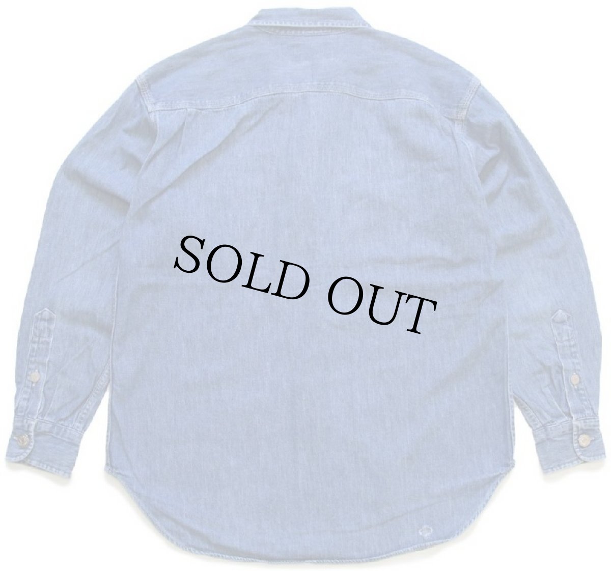 画像2: 80s POLO COUNTRY ポロ カントリー ラルフローレン デニムシャツ M (2)