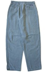 画像3: 90s USA製 DOCKERSドッカーズ ダック地 パンツ グリーングレー w33 L32★Levi'sリーバイス (3)