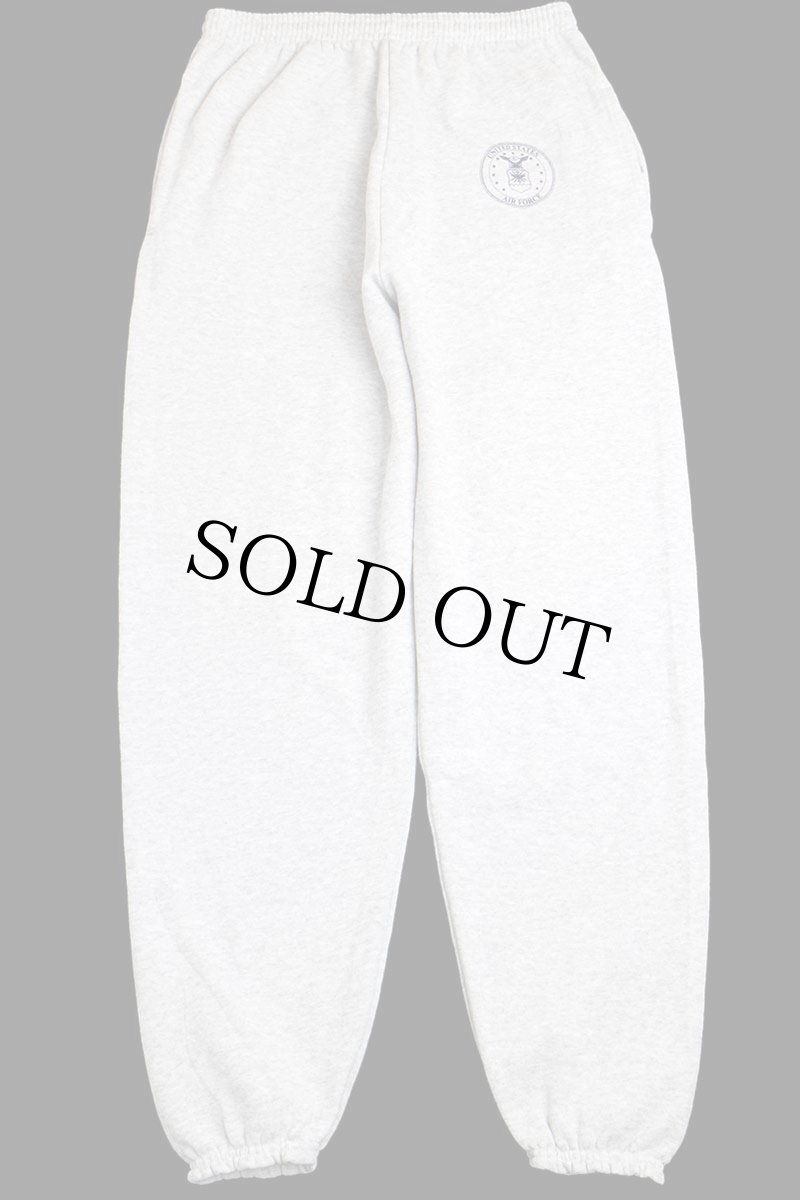 画像2: 15 USA製 米軍 U.S.AIR FORCE トレーニング スウェットパンツ 杢ライトグレー M (2)