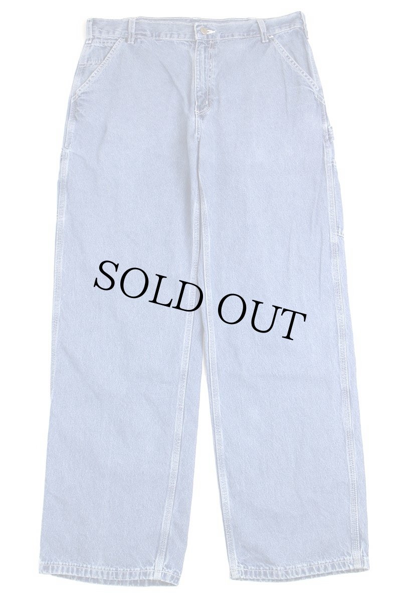 画像2: 90s carharttカーハート デニム ペインターパンツ w36 (2)