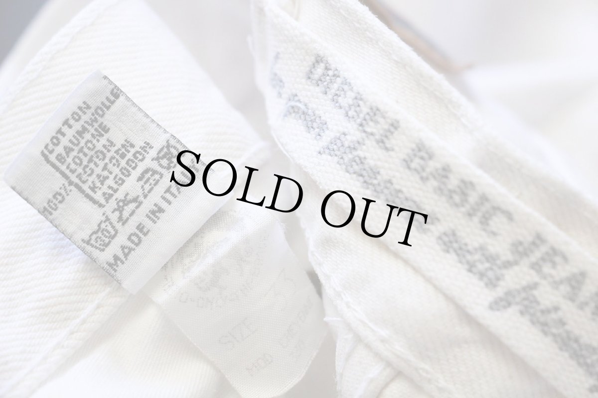 画像7: イタリア製 Dieselディーゼル カラーデニムパンツ 生成り 33 (7)