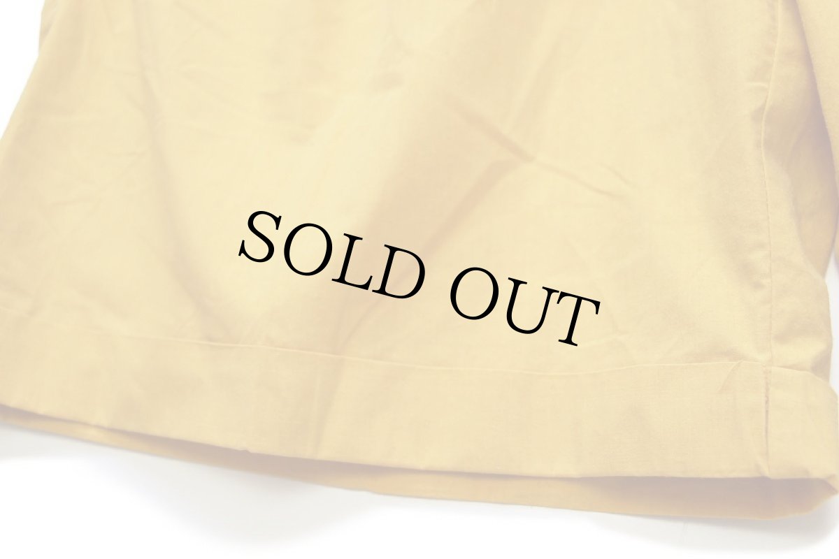 画像5: 90s STJOHN'SBAY ツータック ショートパンツ 濃黄 M★ショーツ (5)