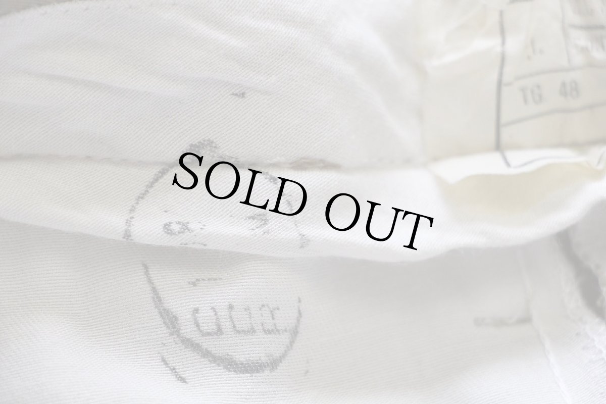 画像7: 80s イタリア軍 チノパン カーキ 48 (7)