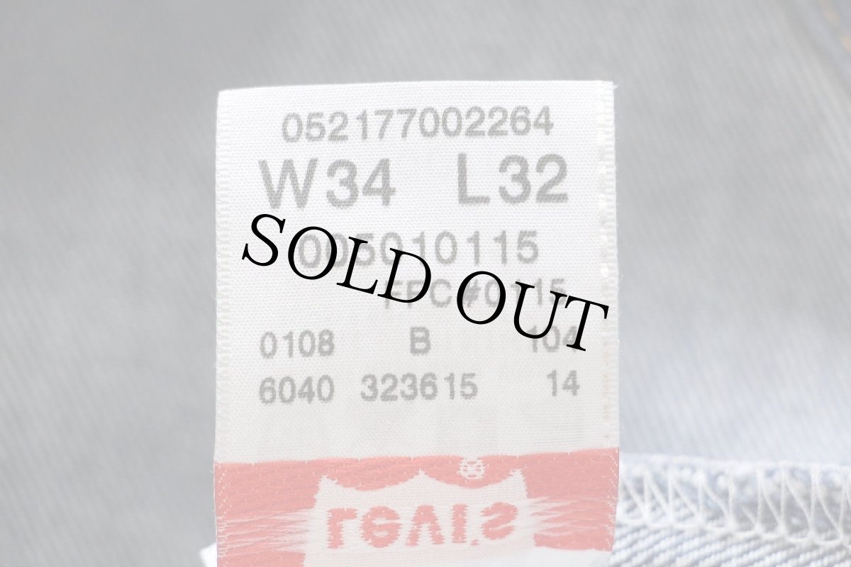 画像7: 00s メキシコ製 Levi'sリーバイス 501 デニムパンツ w34 L32★115 (7)