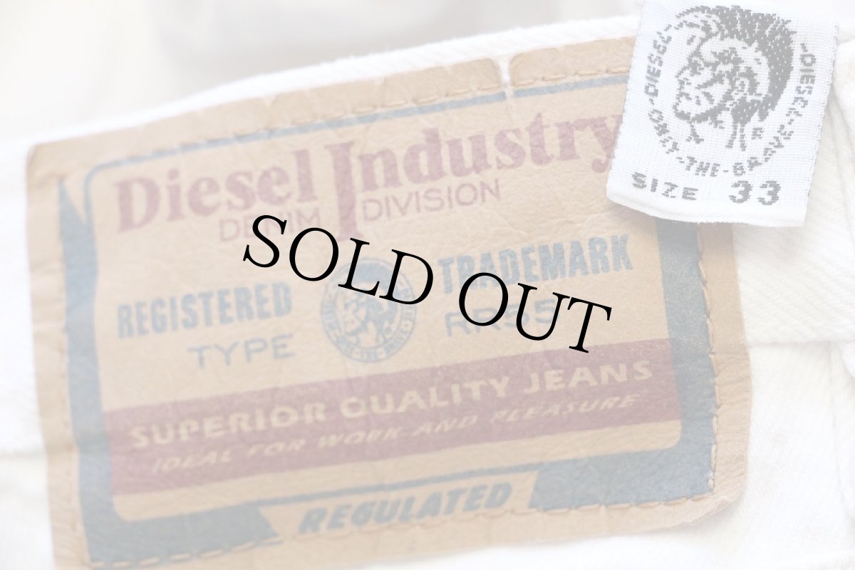 画像6: イタリア製 Dieselディーゼル カラーデニムパンツ 生成り 33 (6)