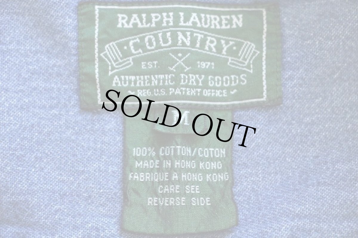 画像4: 80s POLO COUNTRY ポロ カントリー ラルフローレン デニムシャツ M (4)