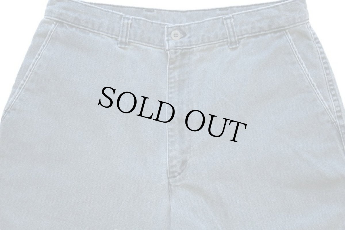 画像4: 90s USA製 DOCKERSドッカーズ ダック地 パンツ グリーングレー w33 L32★Levi'sリーバイス (4)