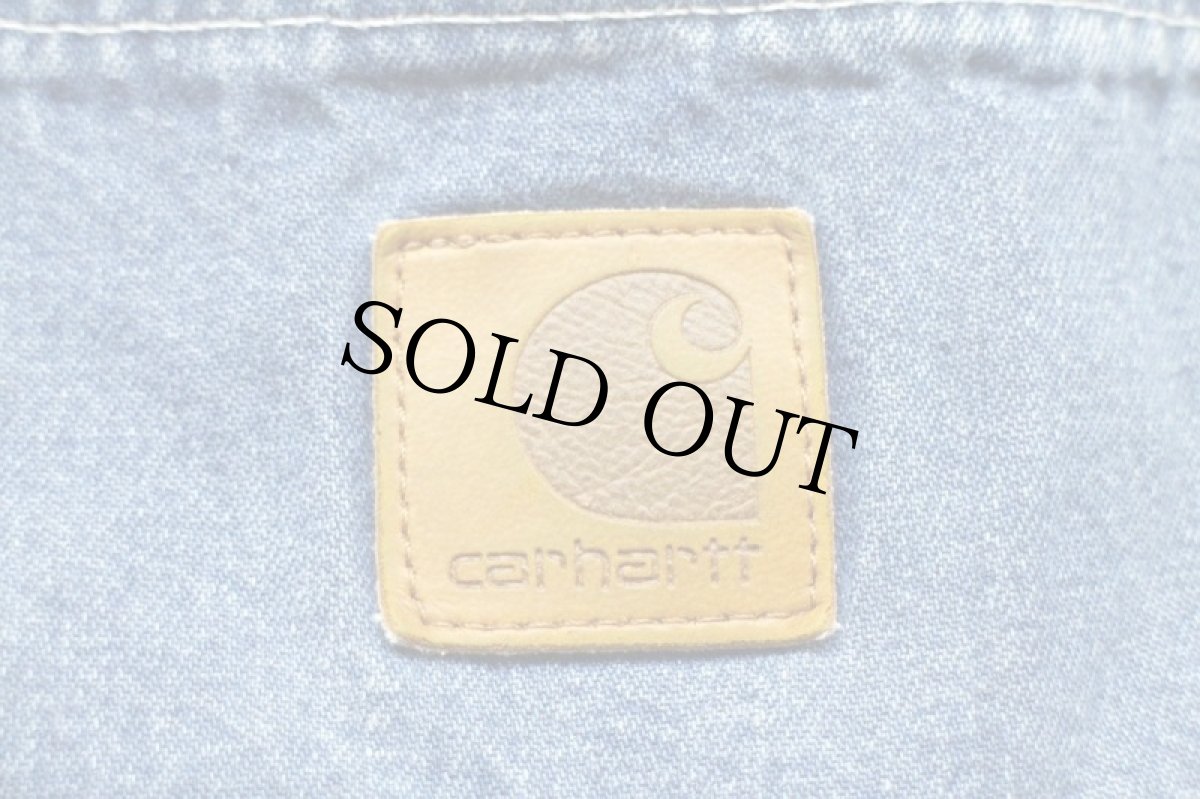 画像6: 90s carharttカーハート デニム ペインターパンツ w36 (6)