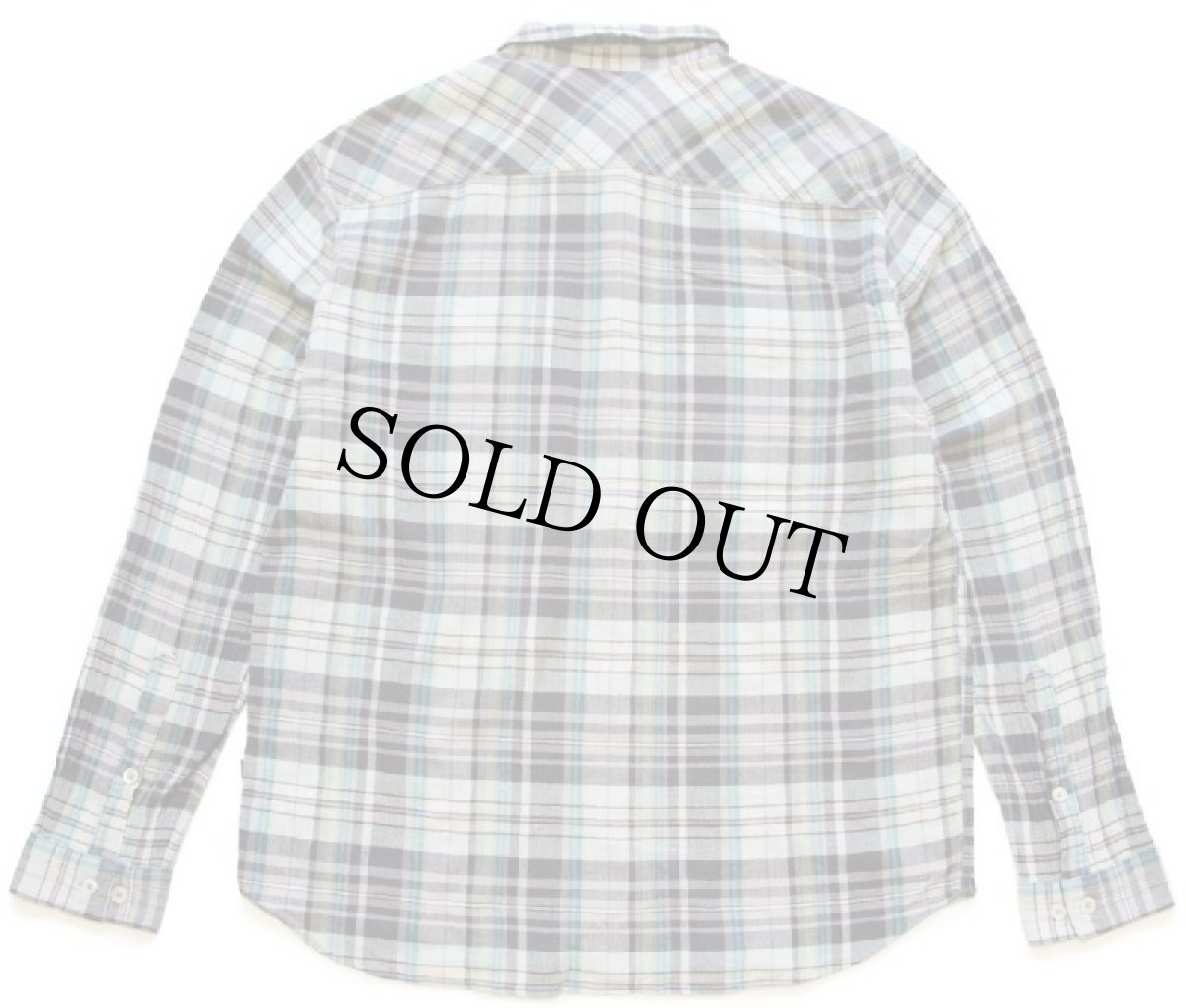 画像2: patagoniaパタゴニア Steersman Shirt ステアーズマン マドラスチェック オーガニックコットン ガーゼシャツ M (2)