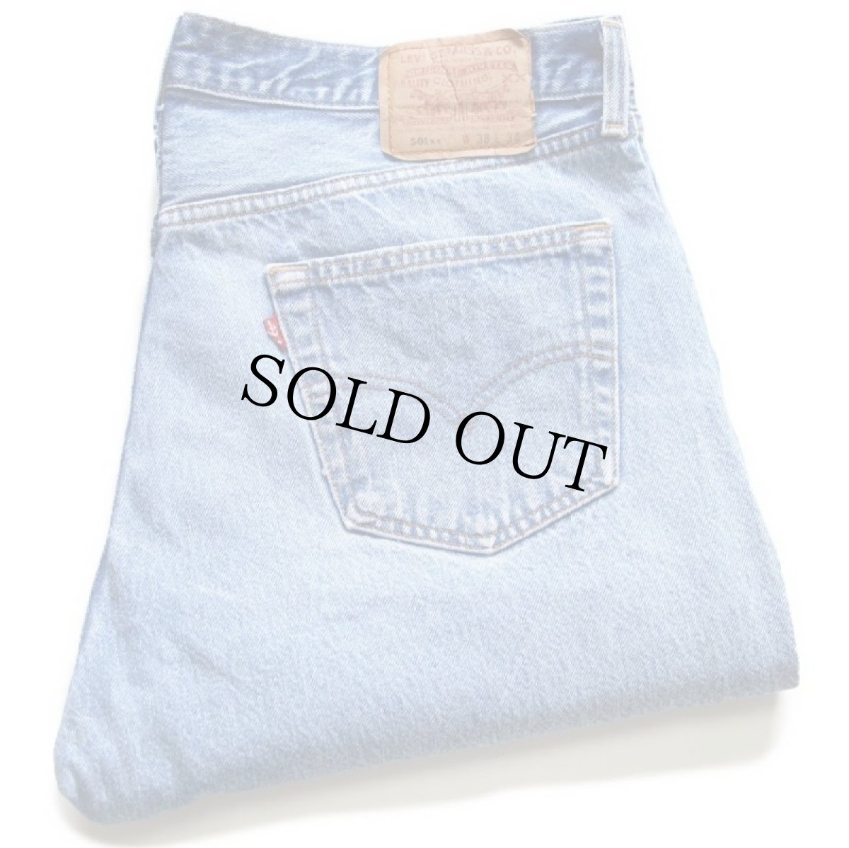 画像1: 90s USA製 Levi'sリーバイス 501 デニムパンツ w38 L34★120 (1)