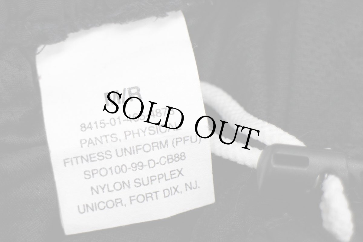 画像6: 90s 米軍 U.S.ARMY PFU トレーニング ナイロンパンツ 黒 M/R★12 (6)