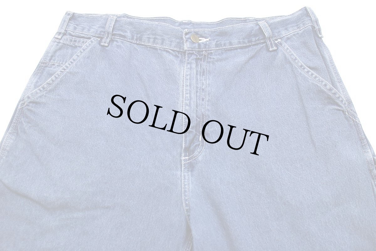 画像4: 90s carharttカーハート デニム ペインターパンツ w36 (4)