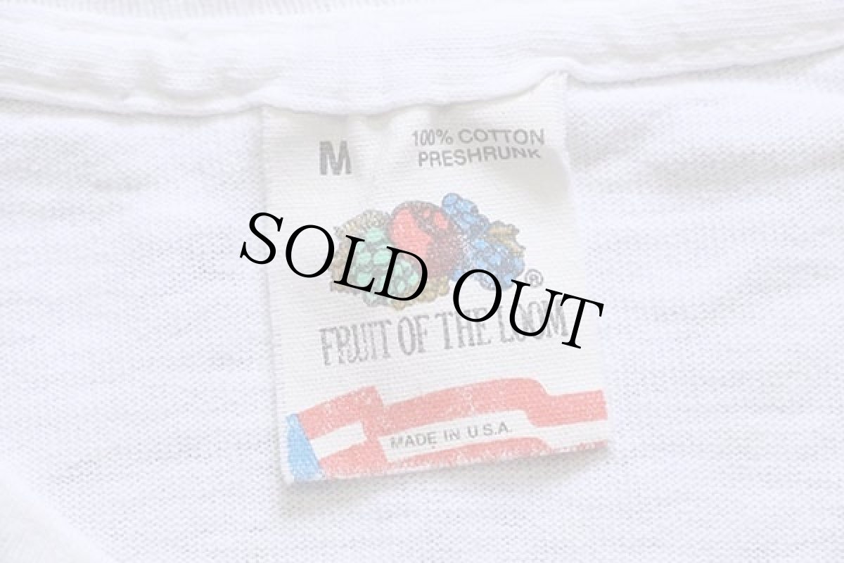 画像4: 80s USA製 COUCH POTATO イラスト コットンTシャツ 白 M (4)