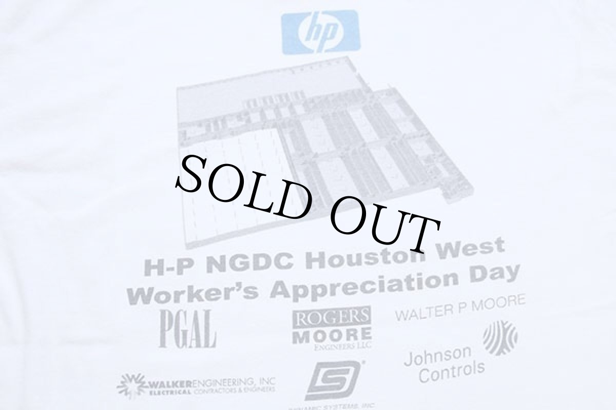 画像4: 00s Hanes HOLDER hp ロゴ コットンTシャツ 白 XL (4)