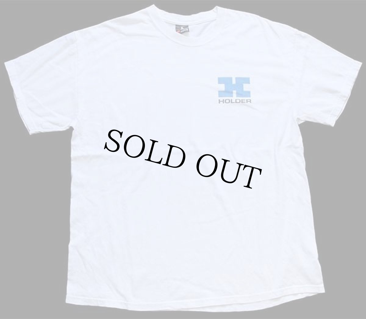 画像2: 00s Hanes HOLDER hp ロゴ コットンTシャツ 白 XL (2)
