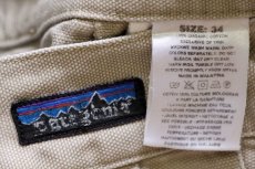 画像6: 90s patagoniaパタゴニア コットン キャンバス パンツ グレーベージュ 34 (6)