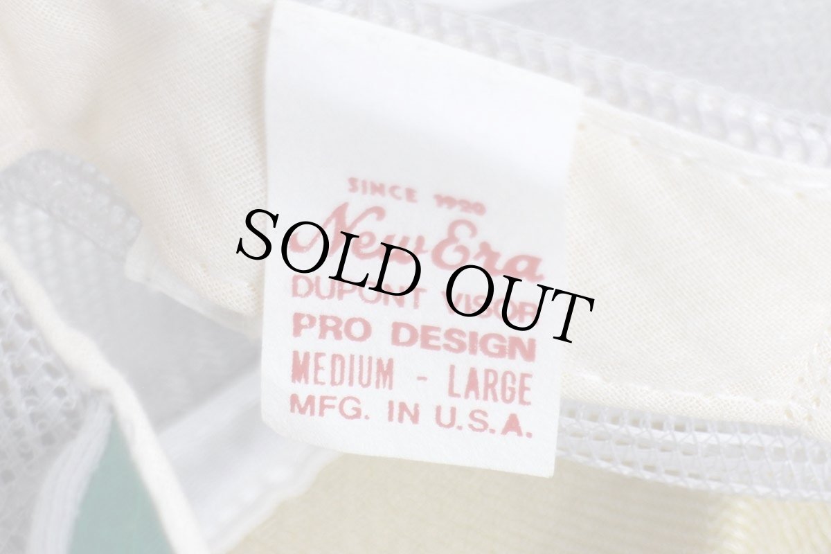 画像6: 80s USA製 NEW ERA THE HARTFORD STEAM BOILER INSPECTION AND INSURANCE CO. 蒸気機関車 メッシュキャップ グレー (6)