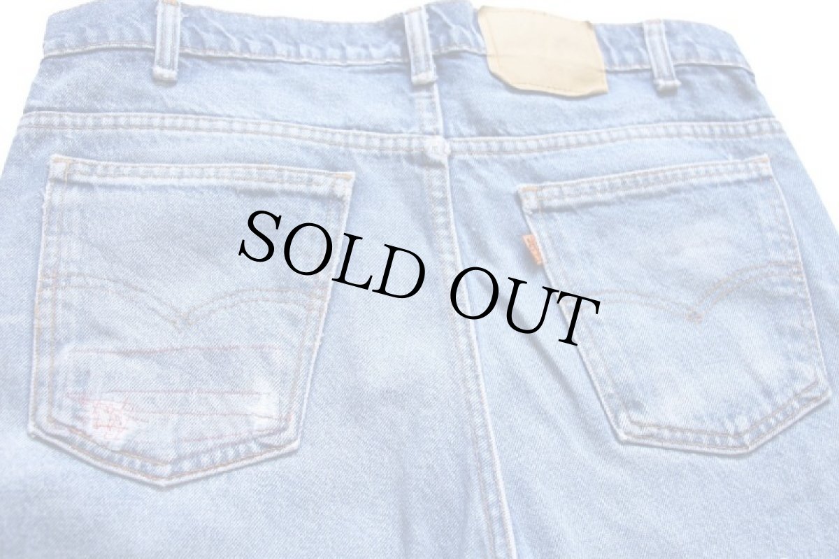 画像5: 90s USA製 Levi'sリーバイス ダメージ デニムパンツ ヒゲ w36 (5)