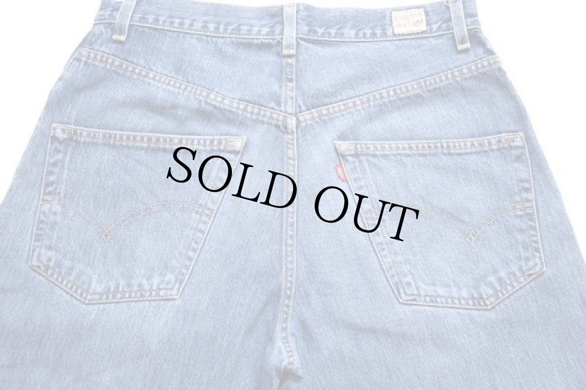 画像5: 00s メキシコ製 Levi'sリーバイス red tab 595 デニムパンツ w32 (5)