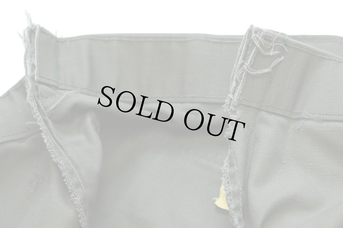 画像9: 70s 米軍 U.S.ARMY ユーティリティ ベイカーパンツ カスタム オリーブグリーン w35 (9)