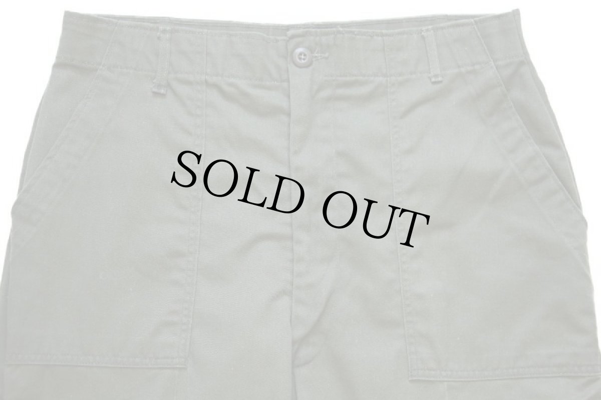 画像4: 70s 米軍 U.S.ARMY ユーティリティ ベイカーパンツ カスタム オリーブグリーン w35 (4)