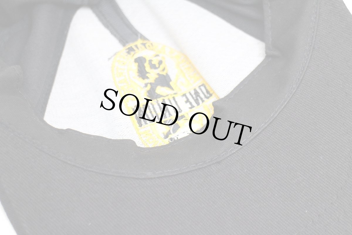 画像10: 90s USA製 ONE UNION PAINTERS AND ALLIED TRADES 星条旗×メイプルリーフフラッグ 刺繍 キャップ 黒 (10)