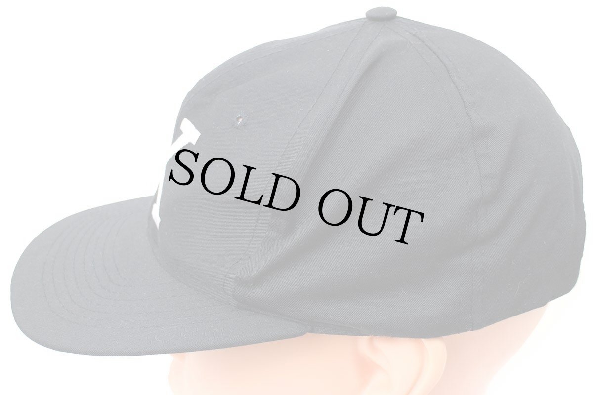 画像3: 90s マルコムX 刺繍 キャップ 黒 (3)