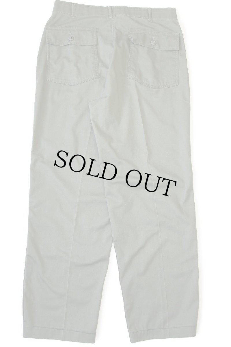 画像3: 70s 米軍 U.S.ARMY ユーティリティ ベイカーパンツ カスタム オリーブグリーン w35 (3)