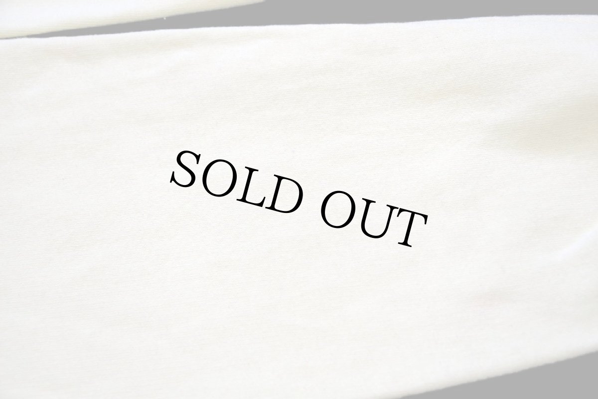 画像7: 80s イタリア製 ISIDORO ROCKSTAR 染み込み&発泡プリント ツートン スウェット クリーム S (7)