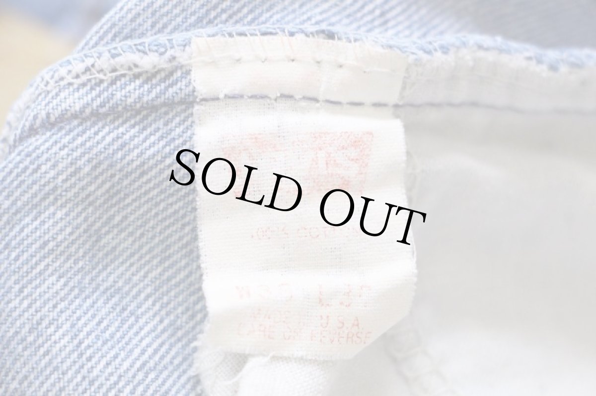 画像6: 90s USA製 Levi'sリーバイス ダメージ デニムパンツ ヒゲ w36 (6)