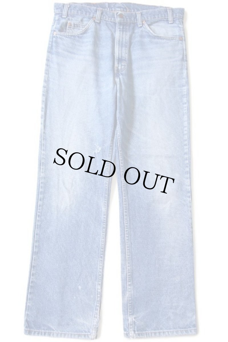 画像2: 90s USA製 Levi'sリーバイス ダメージ デニムパンツ ヒゲ w36 (2)