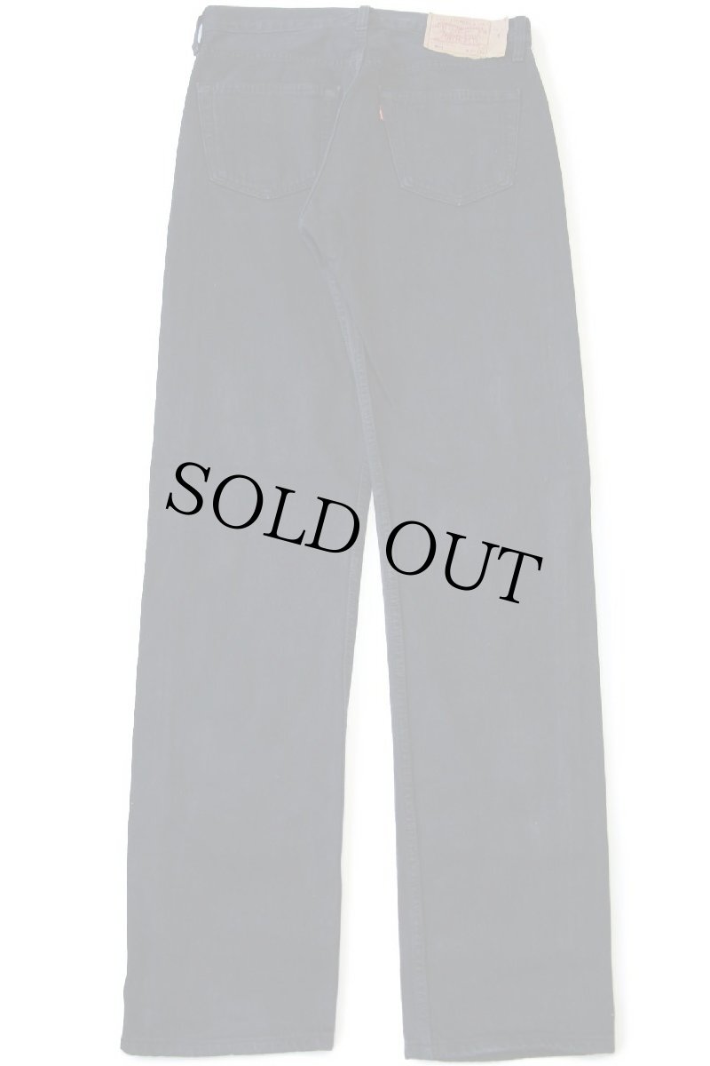 画像3: 90s トルコ製 Levi'sリーバイス 501 後染め ブラック デニムパンツ W33 L36★ユーロ (3)