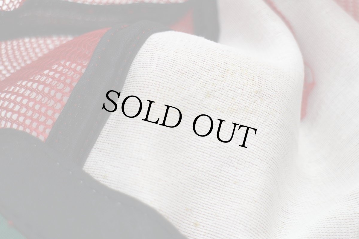 画像9: 80s USA製 New Era WEBSTER LAKE フィッシュ メッシュキャップ 赤 M-L (9)