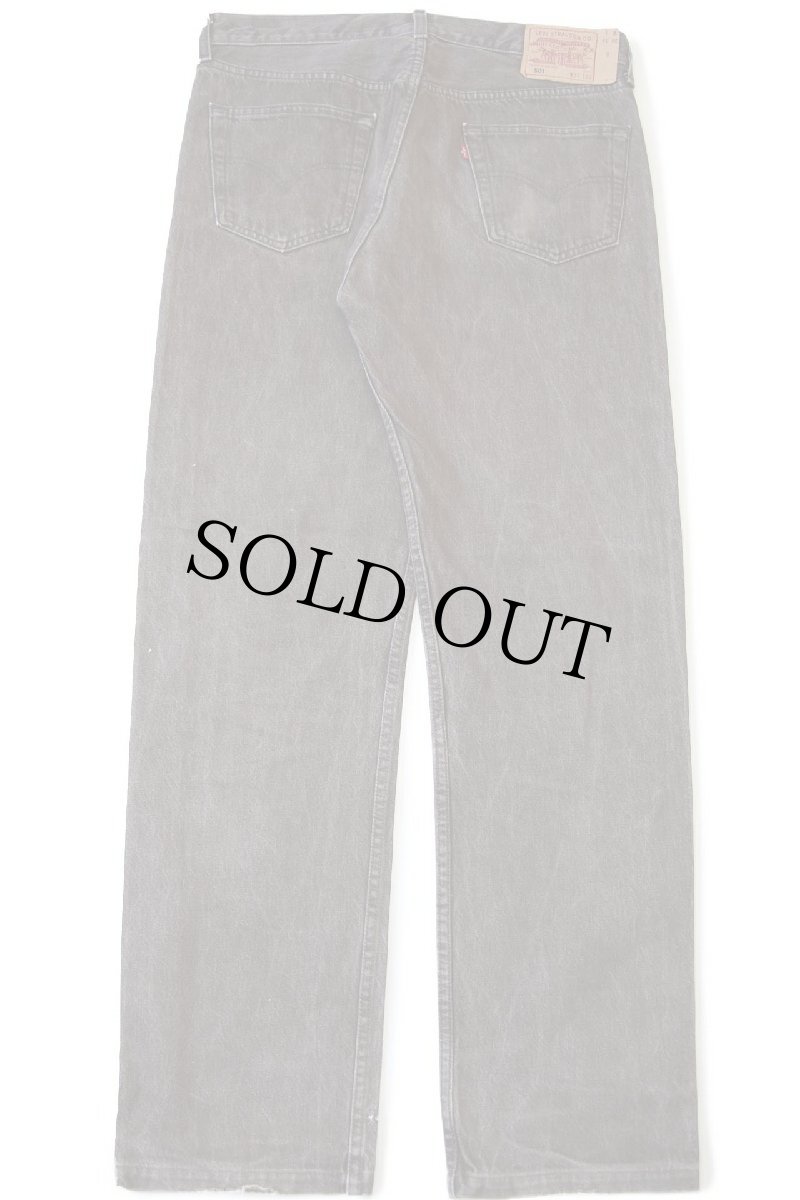 画像3: 00s スペイン製 Levi'sリーバイス 501 先染め ブラウン デニムパンツ W36★ユーロ (3)