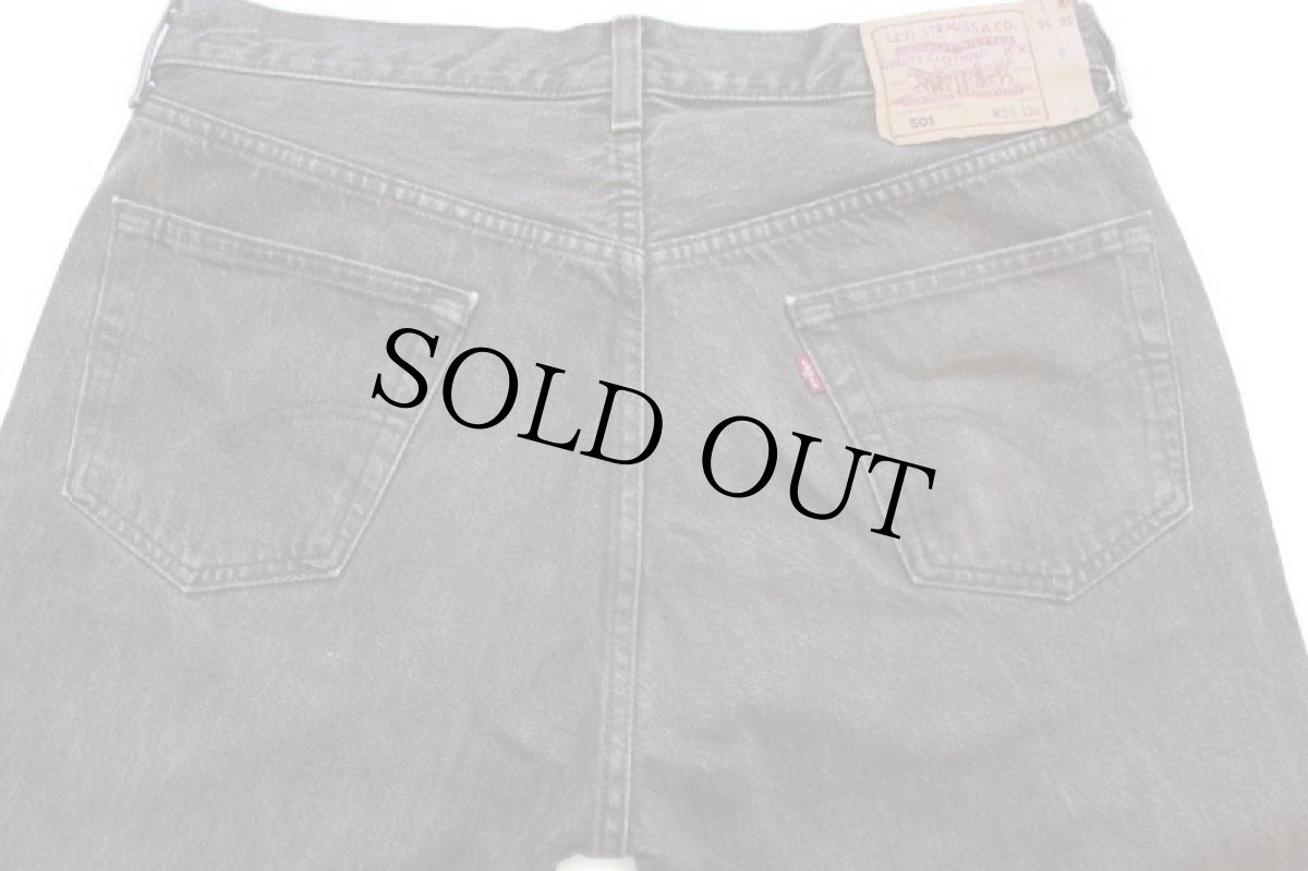画像5: 00s スペイン製 Levi'sリーバイス 501 先染め ブラウン デニムパンツ W36★ユーロ (5)