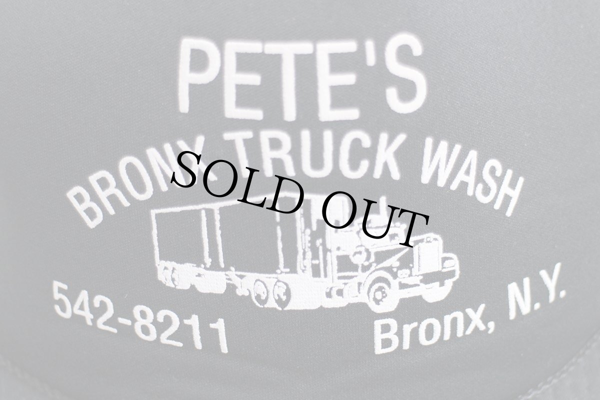 画像5: 90s PETE'S BRONX TRUCK WASH コンボイ トラック メッシュキャップ 黒 (5)