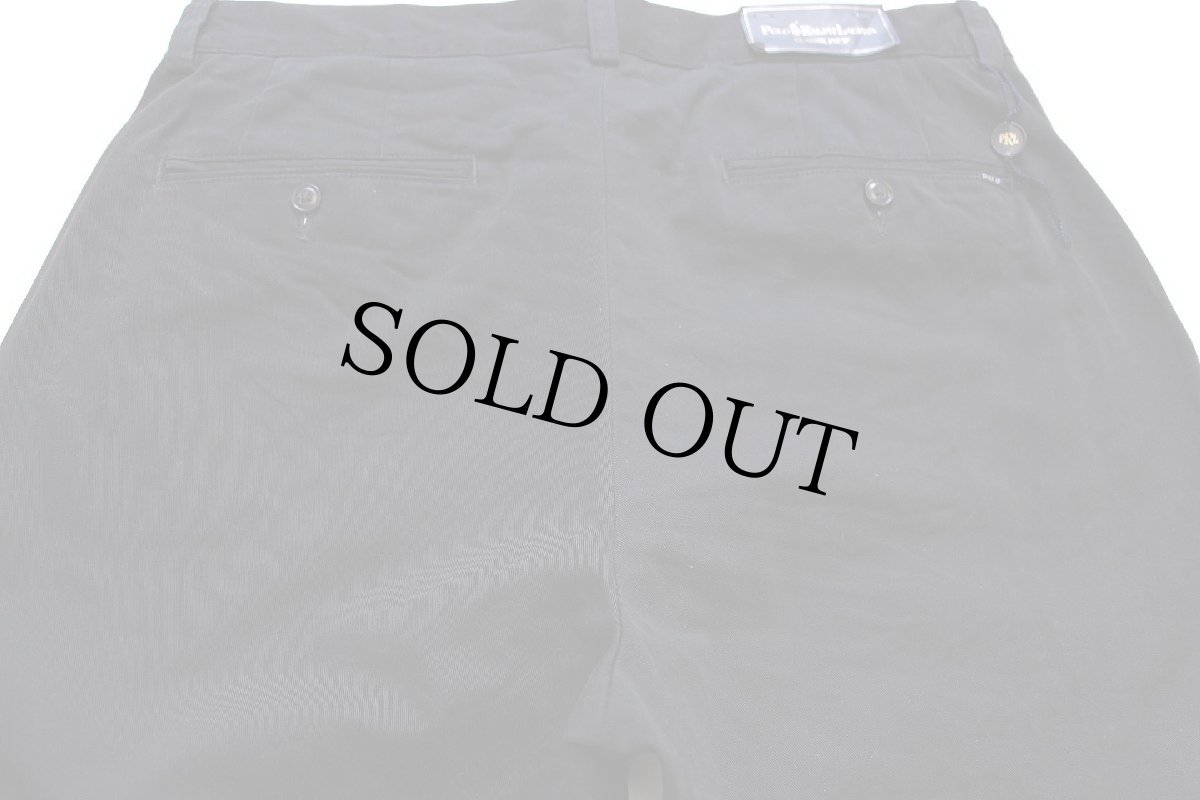 画像4: デッドストック★00s ポロ ラルフローレン コットン チノ ショートパンツ 黒 32★ショーツ (4)