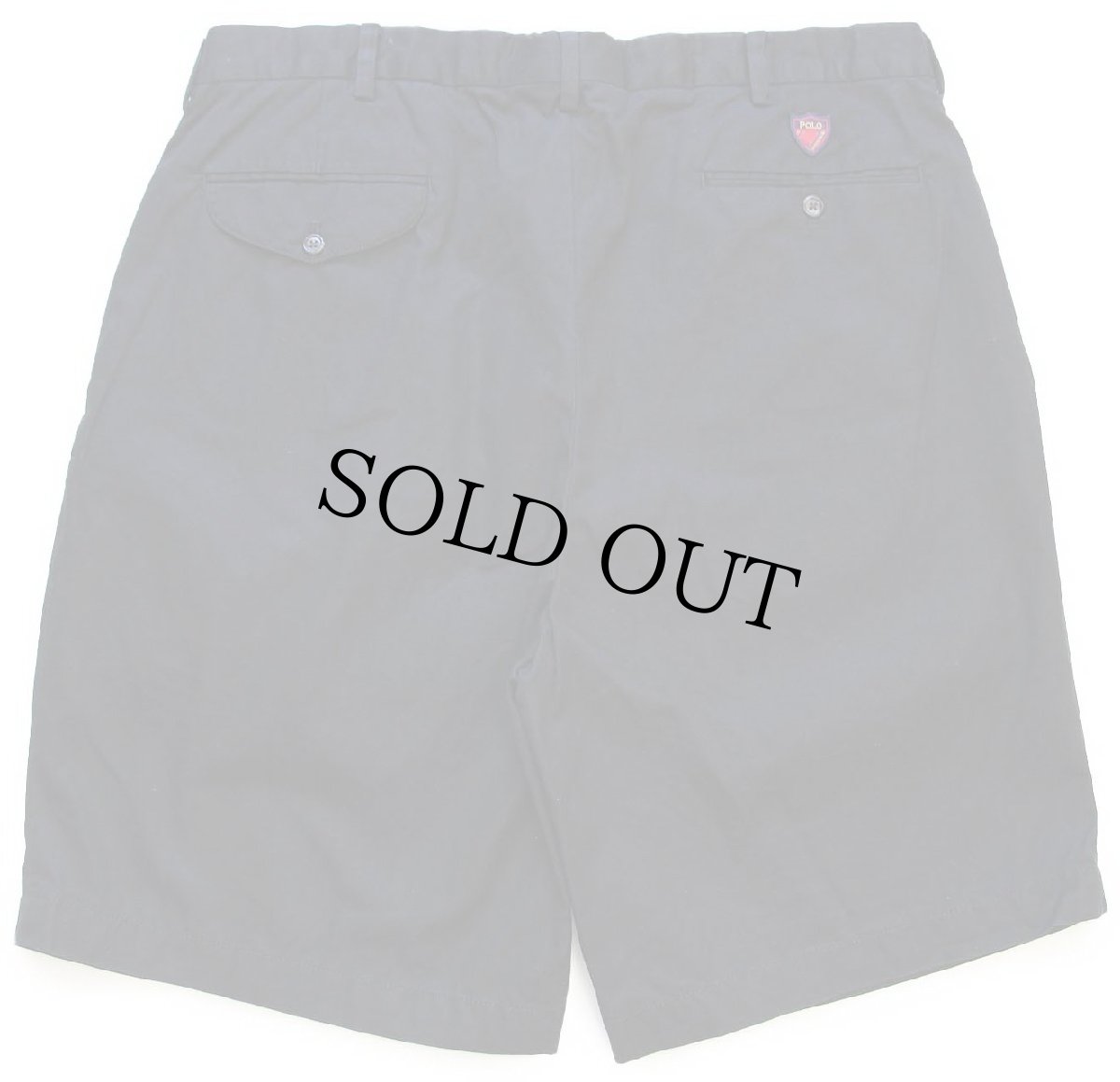 画像2: 00s POLO GOLF ラルフローレン FAIRWAY SHORT ツータック コットン チノ ショートパンツ 黒 38★ショーツ (2)