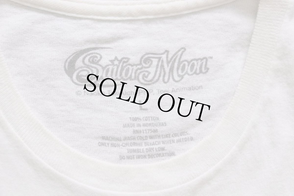 画像4: Sailor Moon 美少女戦士セーラームーン コットンTシャツ 白 L (4)