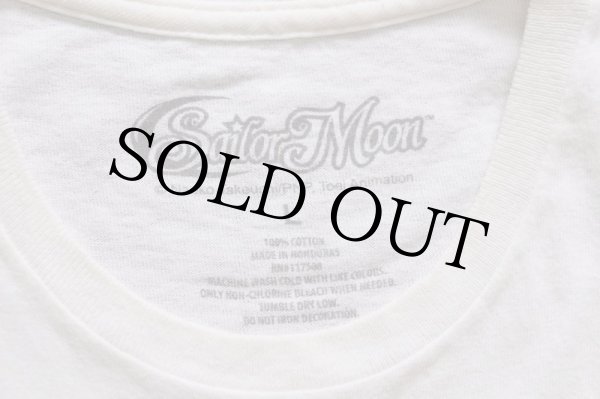 Sailor Moon 美少女戦士セーラームーン コットンTシャツ 白 L