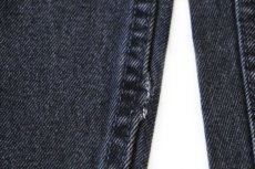 画像9: 90s USA製 Levi'sリーバイス 550 ブラック デニムパンツ w36 L32★166 (9)