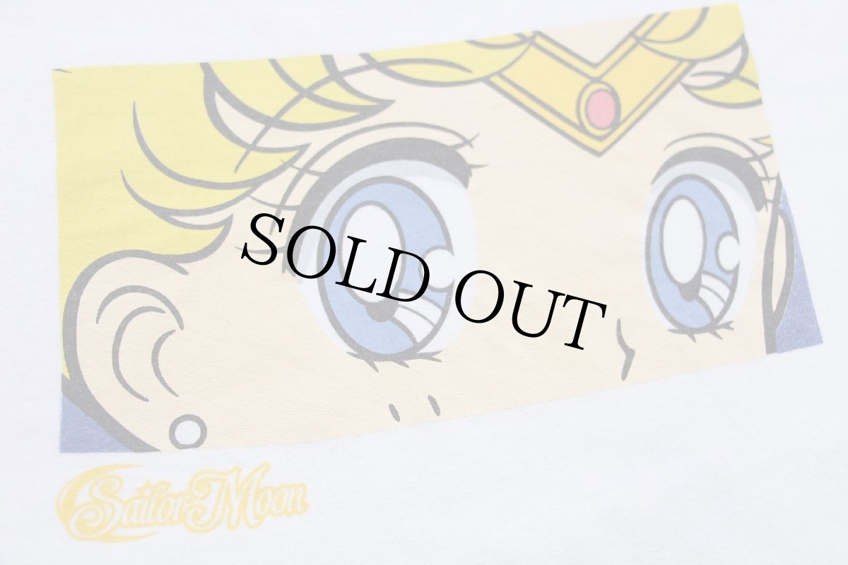 画像5: Sailor Moon 美少女戦士セーラームーン 月野うさぎ コットンTシャツ 白 2XL★特大 (5)