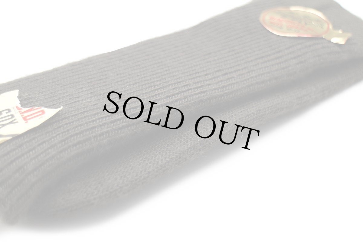 画像4: デッドストック★ビンテージ BVD Hi-Bulk 8-PLY 無地 ストレッチ アクリル ソックス オリーブドラブ 10-13★靴下 (4)