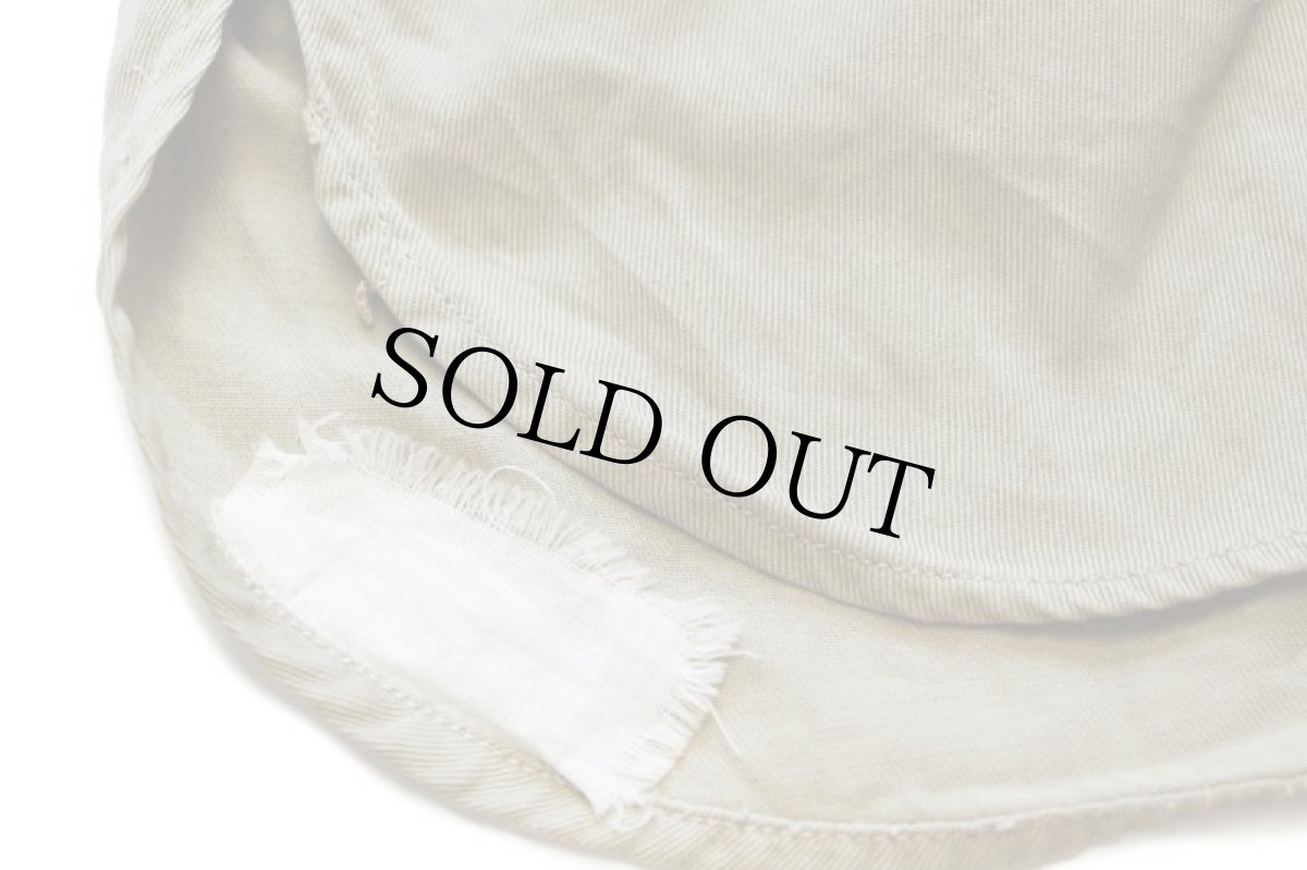 画像5: 40s 米軍 U.S.ARMY コットンツイルシャツ カーキ 14.5 (5)