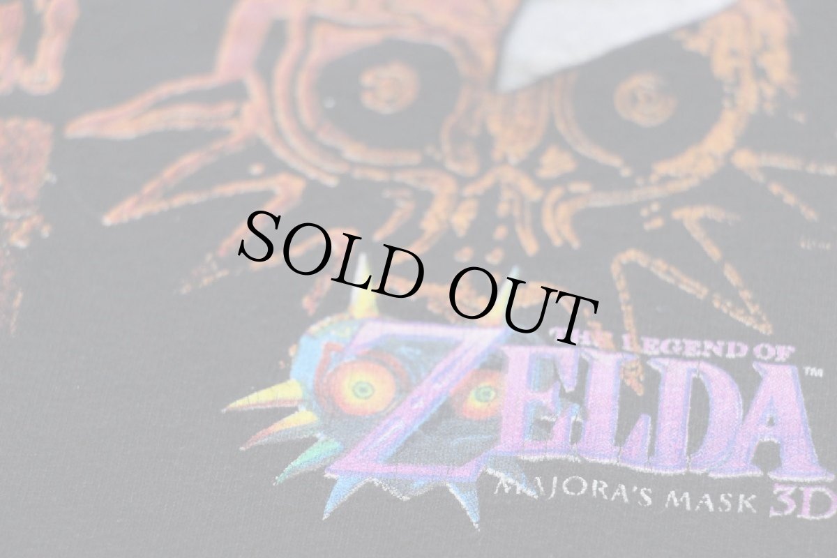 画像5: Nintendo ZELDA MAJORA'S MASK 3D ゼルダの伝説 ムジュラの仮面 リンク コットンTシャツ 黒 L (5)