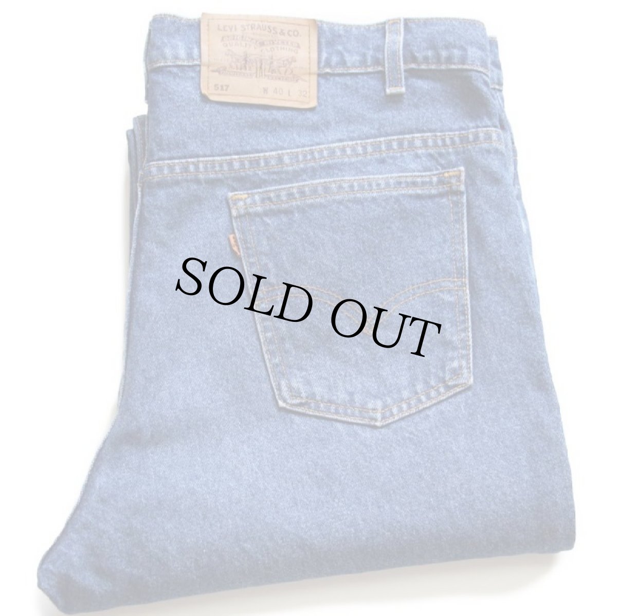 画像1: 90s USA製 Levi'sリーバイス 517 デニムパンツ W40 L32★70 ブーツカット (1)
