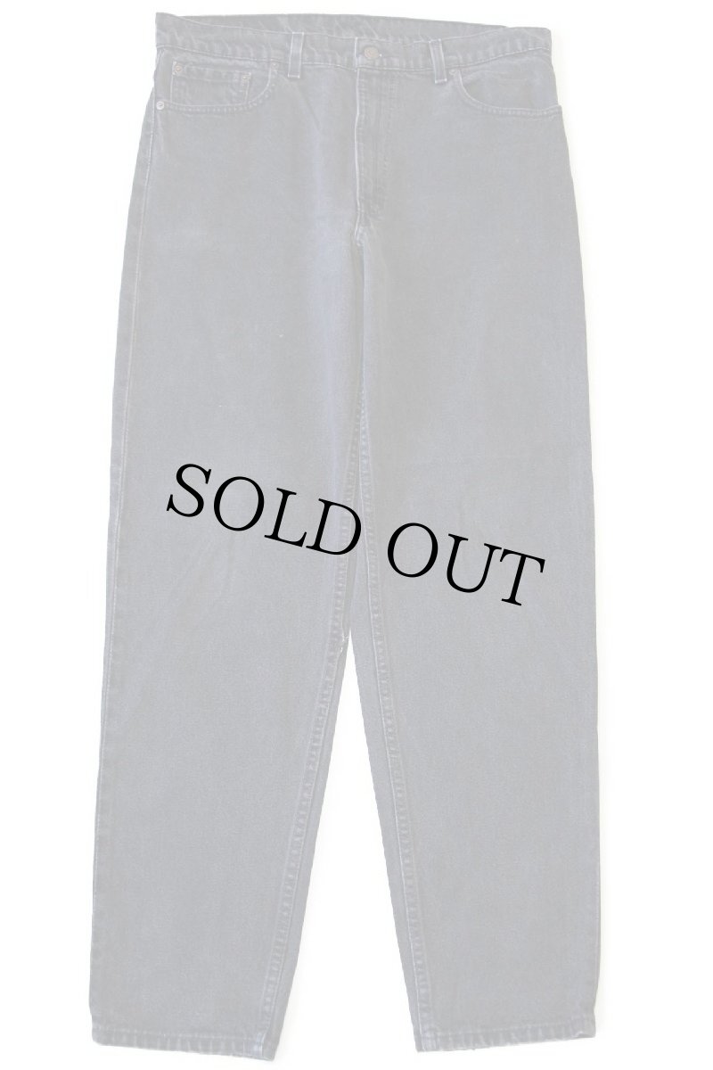 画像2: 90s USA製 Levi'sリーバイス 550 ブラック デニムパンツ w36 L32 (2)