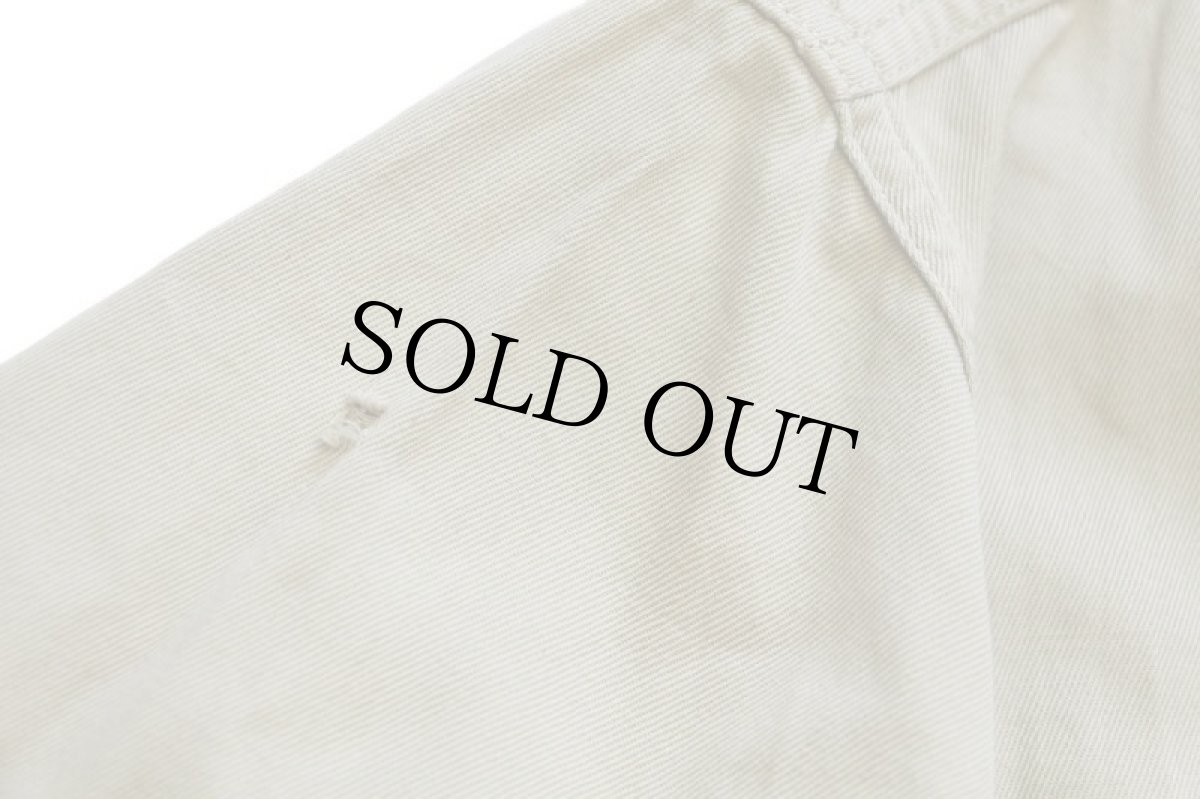 画像7: 40s 米軍 U.S.ARMY コットンツイルシャツ カーキ 14.5 (7)